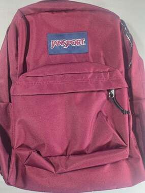 JanSport SuperBreak Plus Backpack in Russet Red